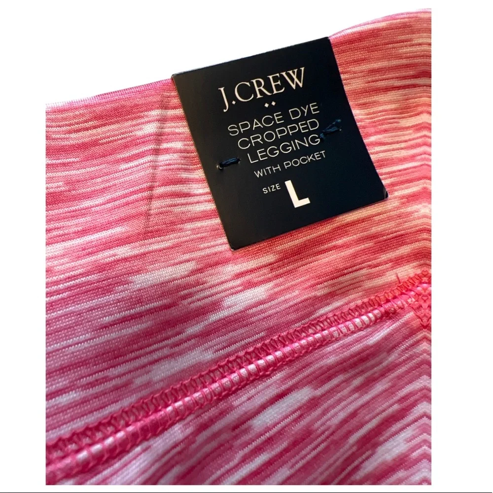 J. Crew Legging - Large, pink, white - Picture 8 of 8
